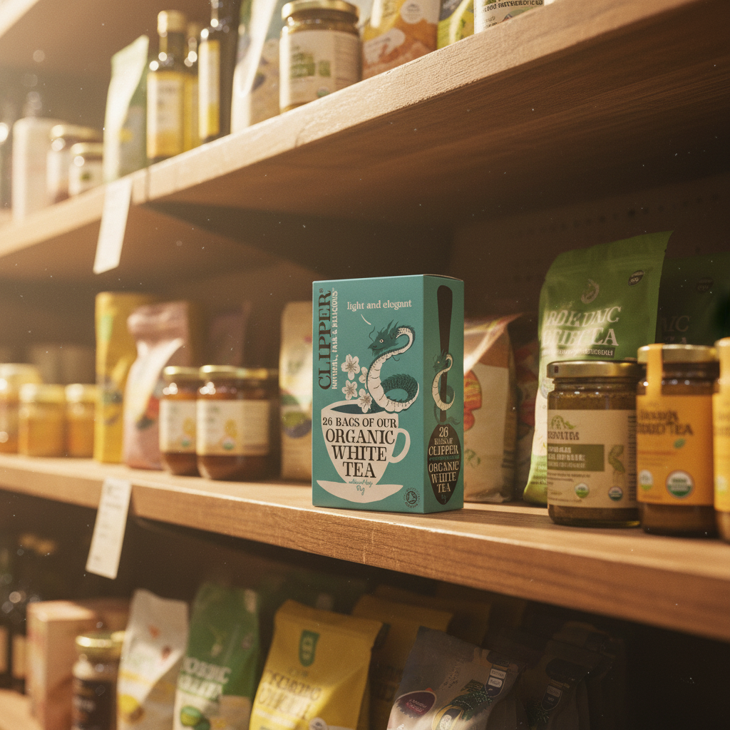 Clipper Fairtrade Organic White Tea Bags - 45g