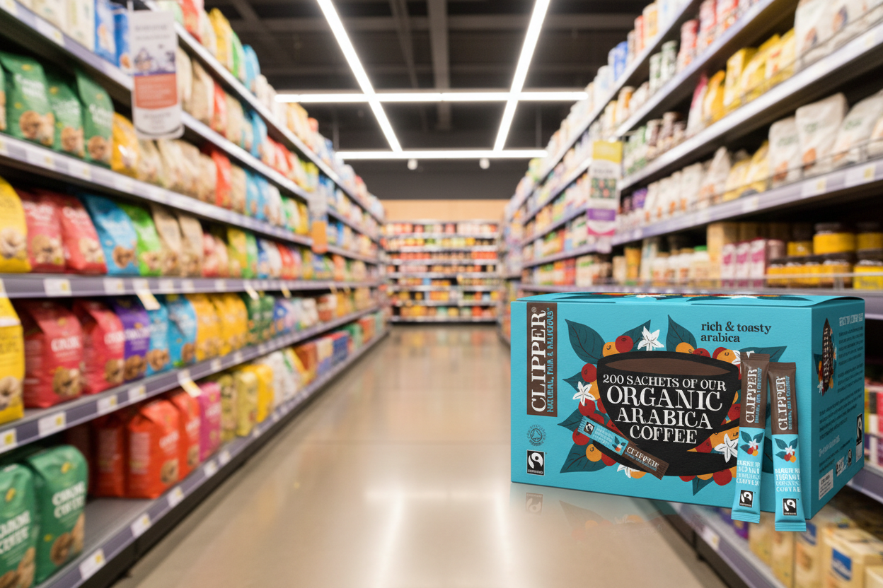 Clipper FT Org Instant Freeze Dried Coffee Sticks  - 360g