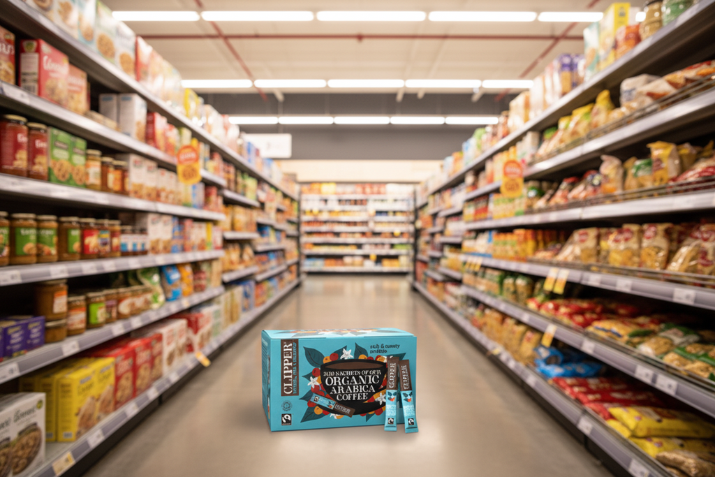 Clipper FT Org Instant Freeze Dried Coffee Sticks  - 360g