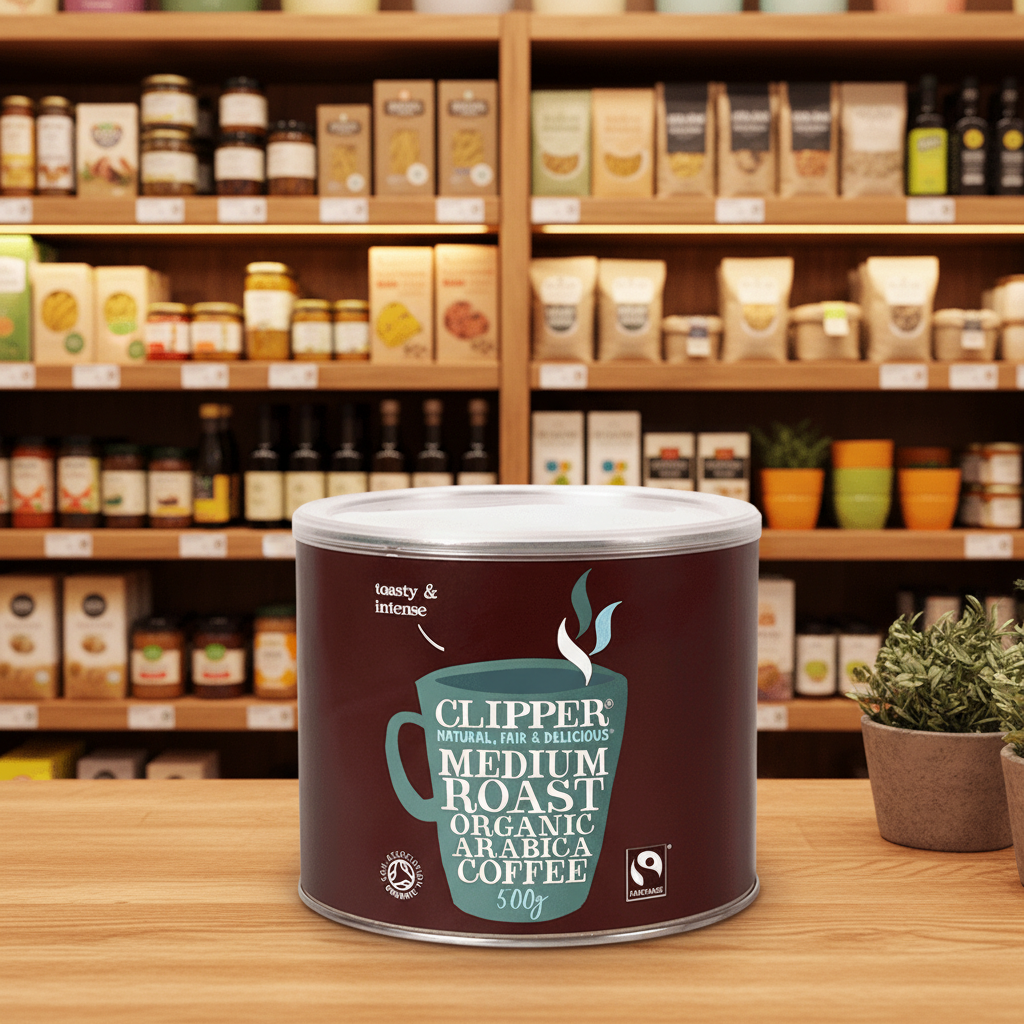 Clipper FT Medium Roast Organic Arabica Coffee - 500g