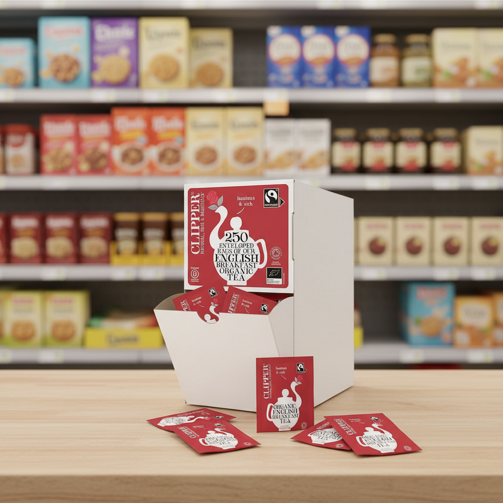 Clipper FT Org Special Eng Breakfast 250 Envelopes - 550g