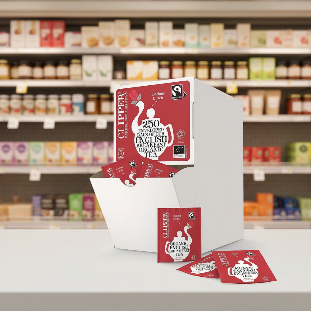 Clipper FT Org Special Eng Breakfast 250 Envelopes - 550g