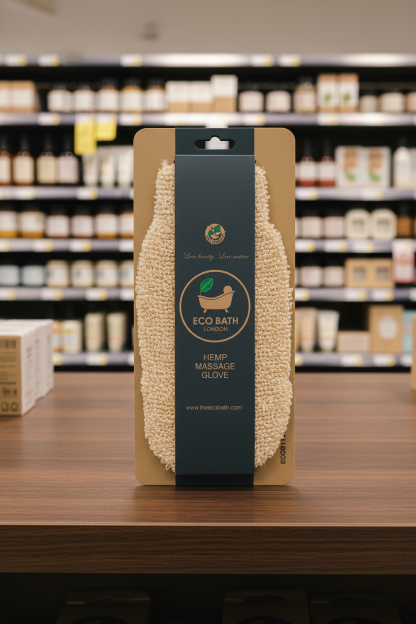 Eco Bath Hemp Massage Glove - 1pc