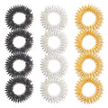 12pcs Spiky Sensory Finger Massage Massager – Golden, Silver & Black