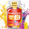 13-in-1 Calcium Citrate Gummies – 1200 mg with D3, K2, Mg & Zn | 60 Gummies