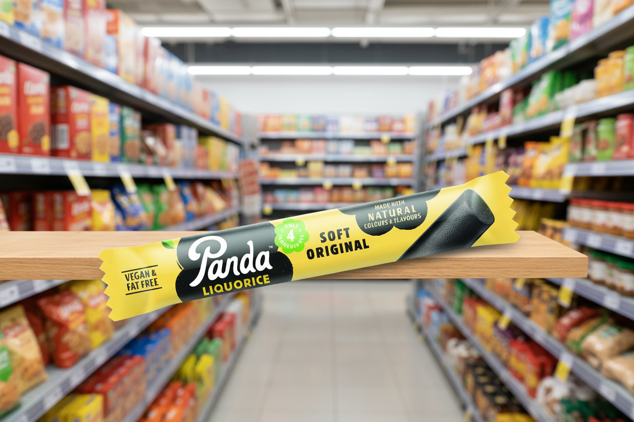 36 x Panda  Natural Liquorice Bar - 32g