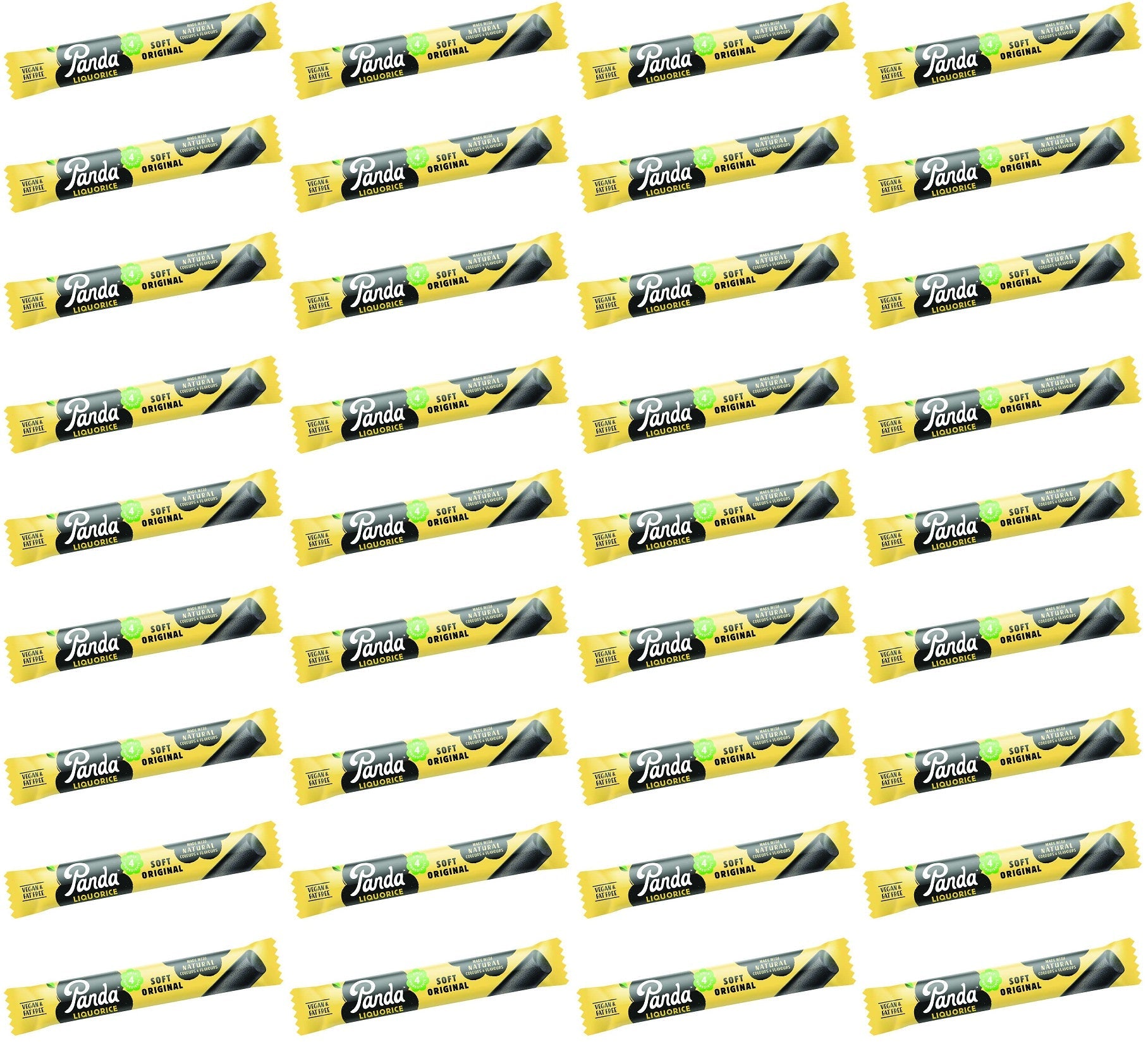 36 x Panda  Natural Liquorice Bar - 32g
