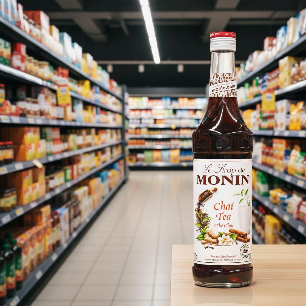 6 x Monin Chai Tea Syrup - 70Cl