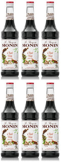 6 x Monin Chai Tea Syrup - 70Cl