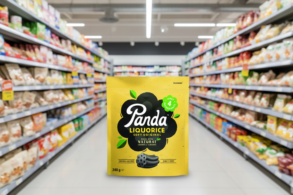12 x Panda  Natural Liquorice Cuts - 240g