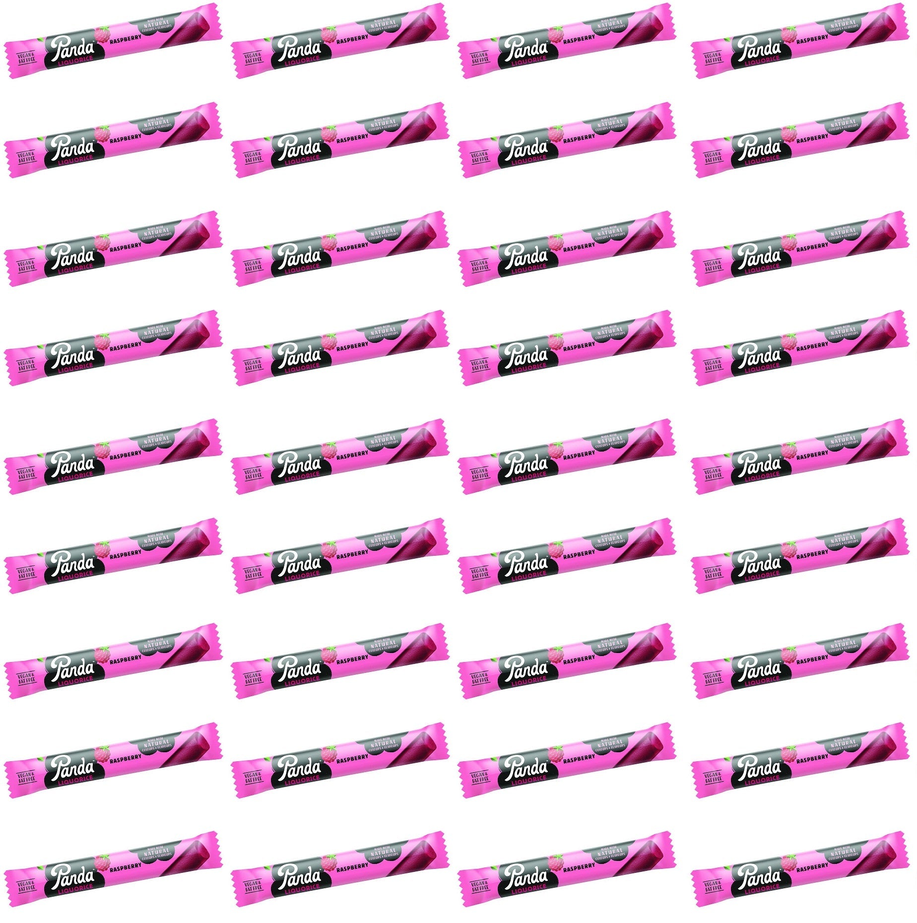 36 x Panda  Natural Raspberry Bar - 32g