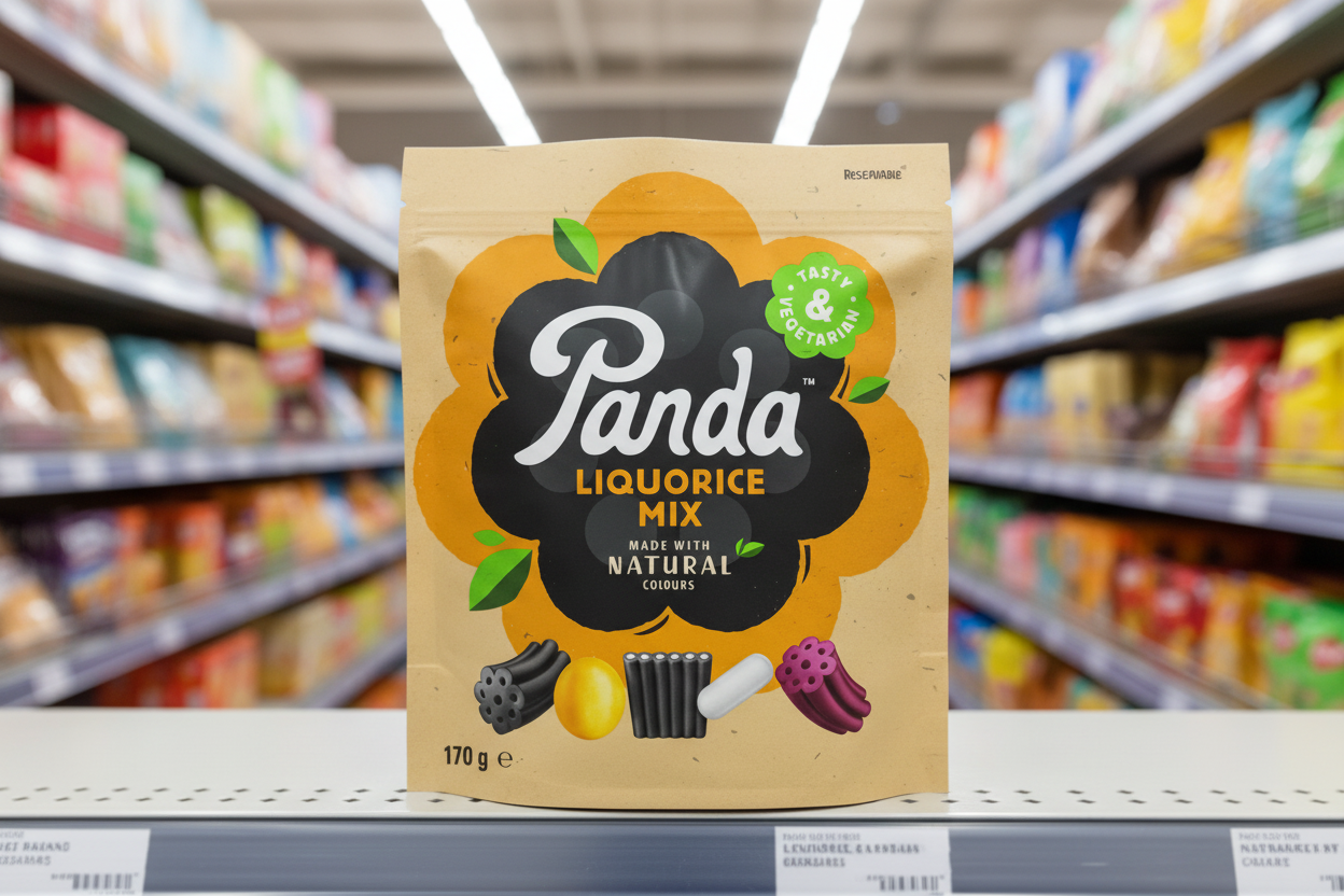 12 x Panda  Natural Liquorice Mix  - 170g