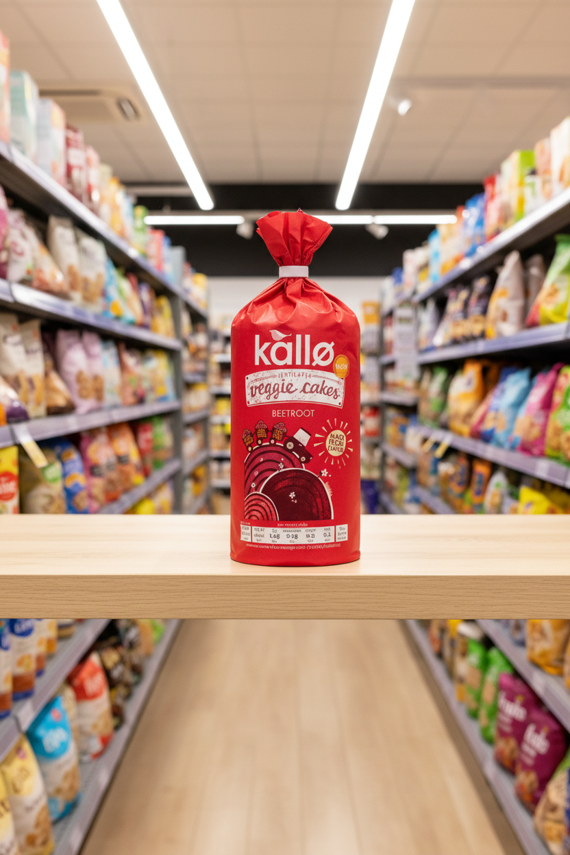 Kallo Beetroot & Balsamic Veggie Cakes - 122g
