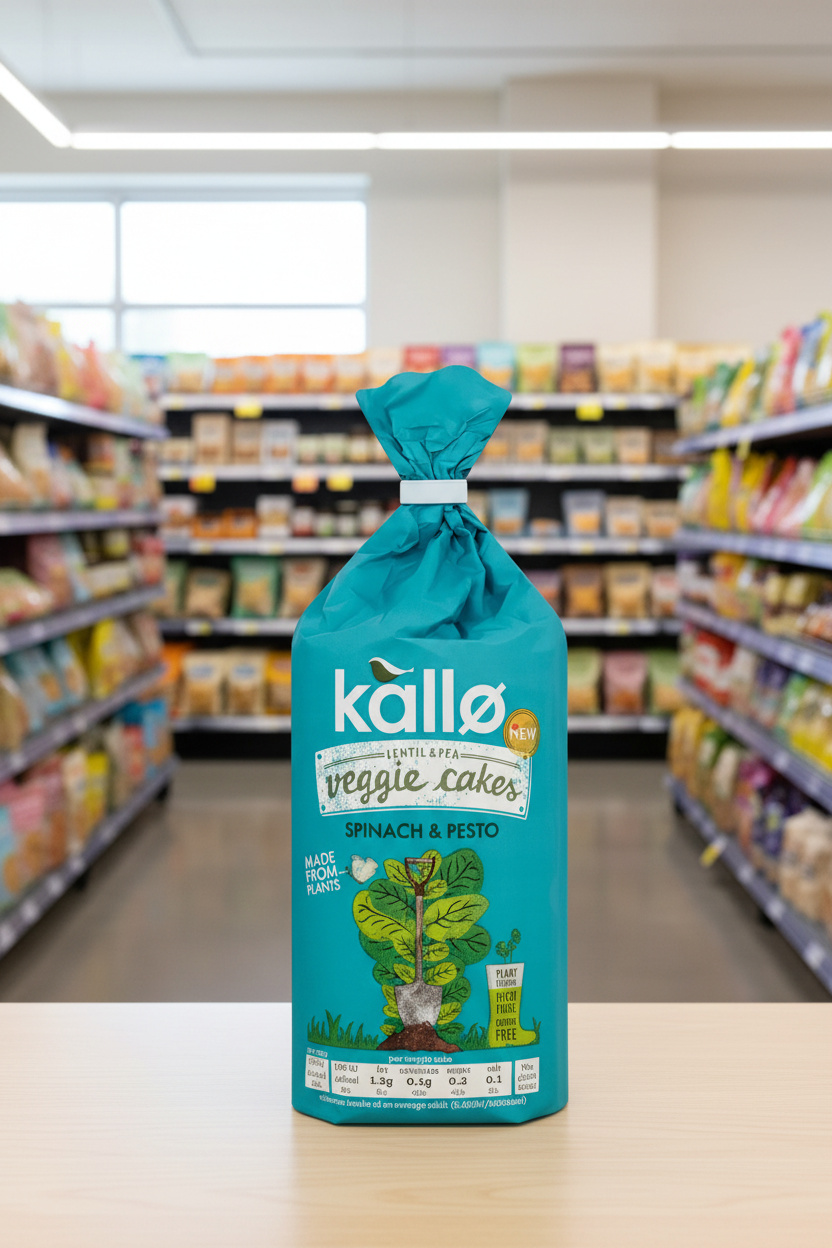 Kallo Spinach & Pesto Veggie Cakes - 122g