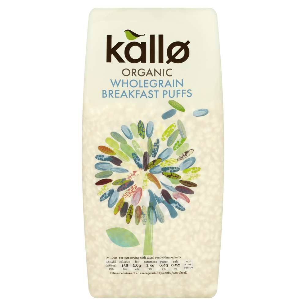 Kallo Puffed Rice Cereal - 225g