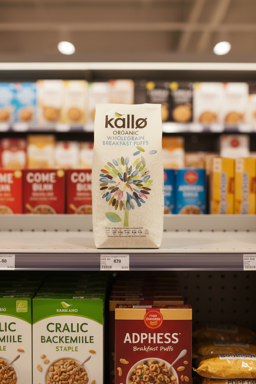 Kallo Puffed Rice Cereal - 225g
