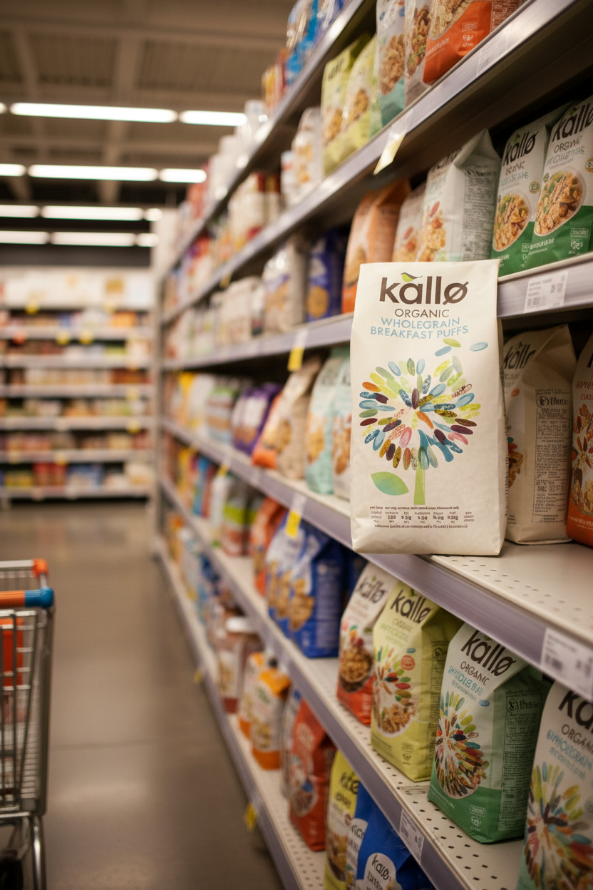 Kallo Puffed Rice Cereal - 225g