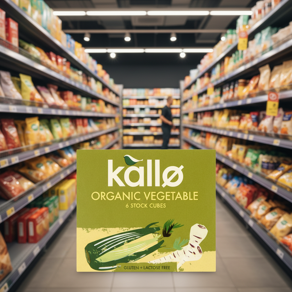 Kallo Organic Vegetable Stock Cubes - 66g