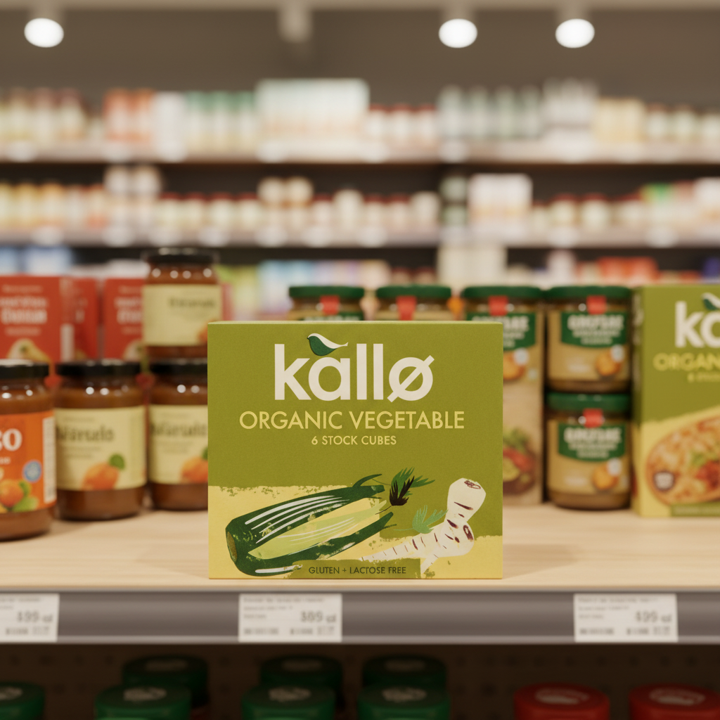 Kallo Organic Vegetable Stock Cubes - 66g