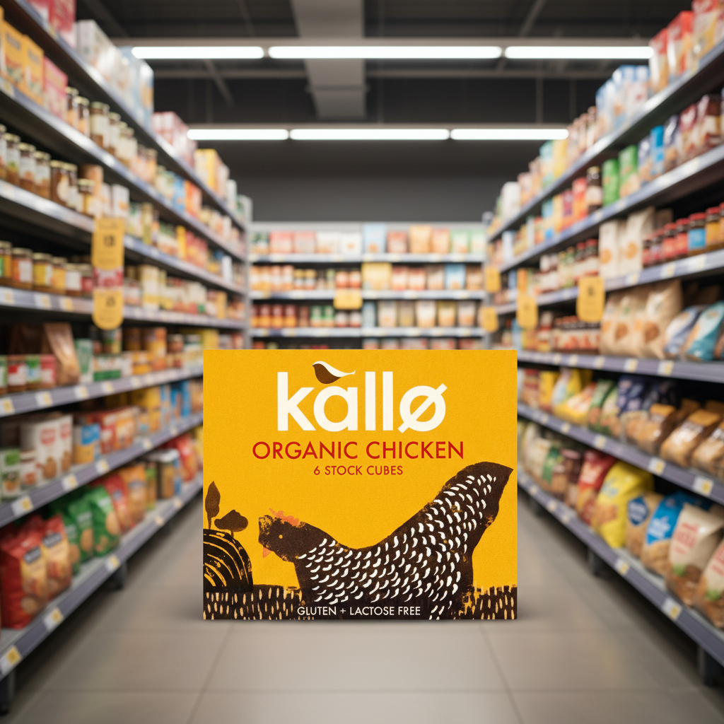 Kallo Organic Chicken Stock Cubes - 66g