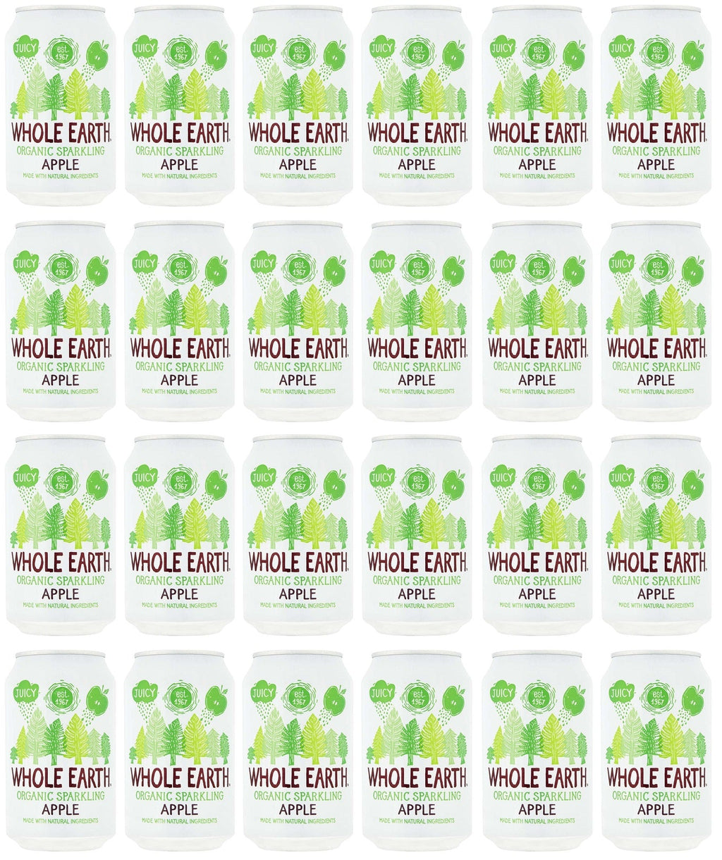 24 x Whole Earth Sparkling Apple - 330ml