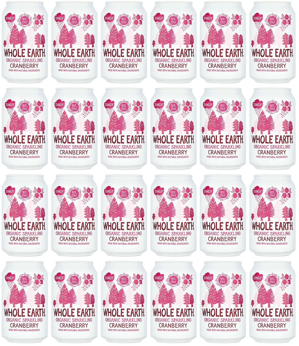 24 x Whole Earth Sparkling Cranberry - 330ml