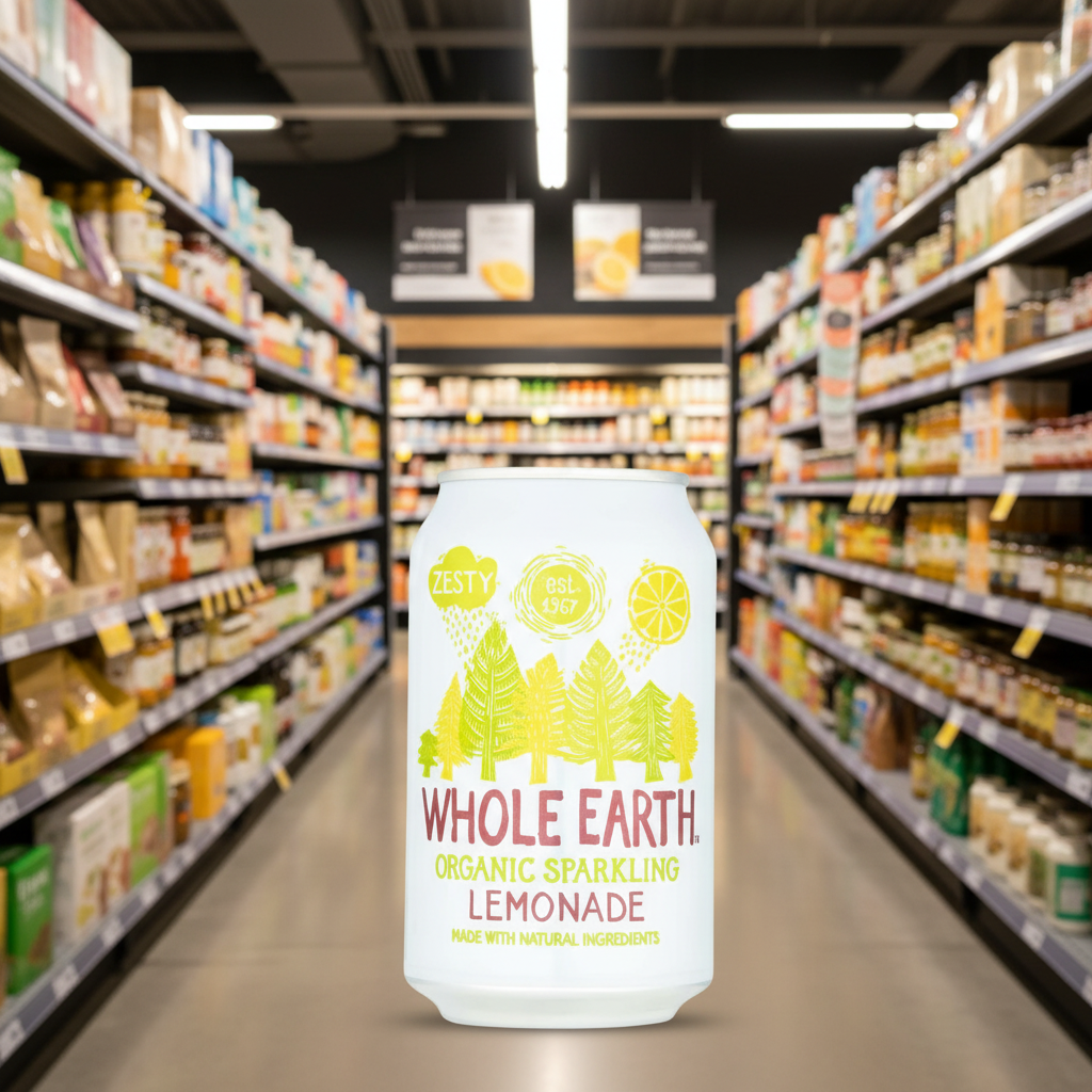 24 x Whole Earth Sparkling Lemonade - 330ml