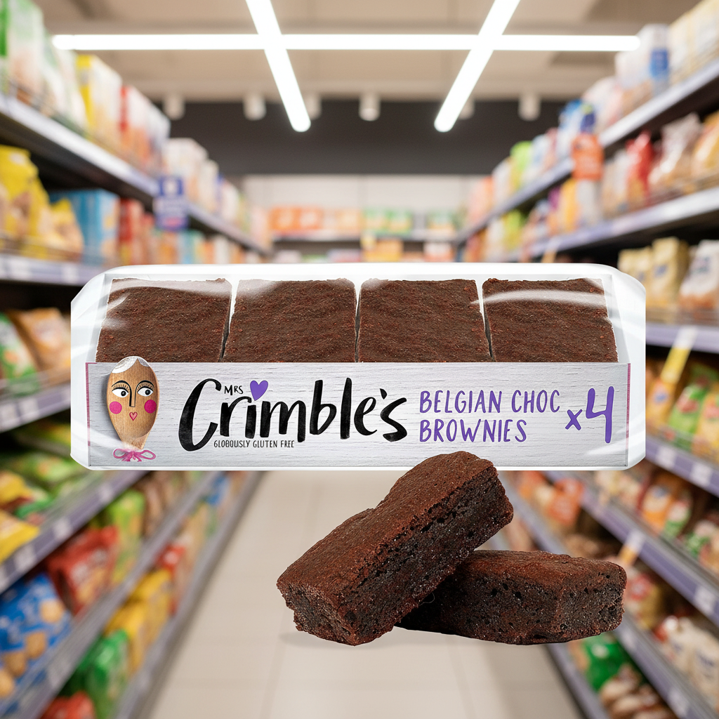 Mrs Crimbles Double Chocolate Brownies - 190g