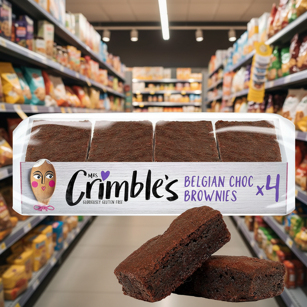 Mrs Crimbles Double Chocolate Brownies - 190g