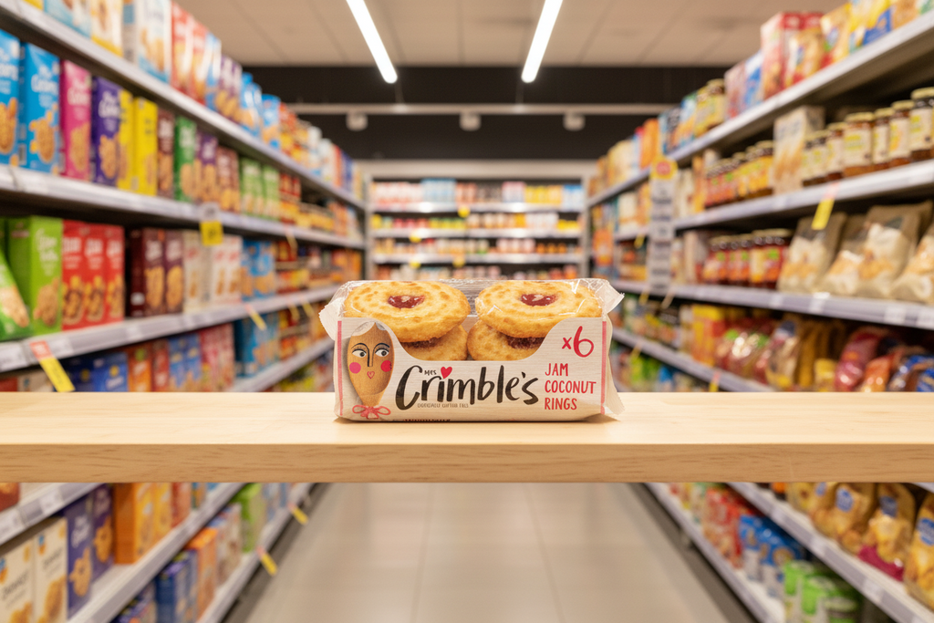 Mrs Crimbles Large Jam Coconut Rings - 240g
