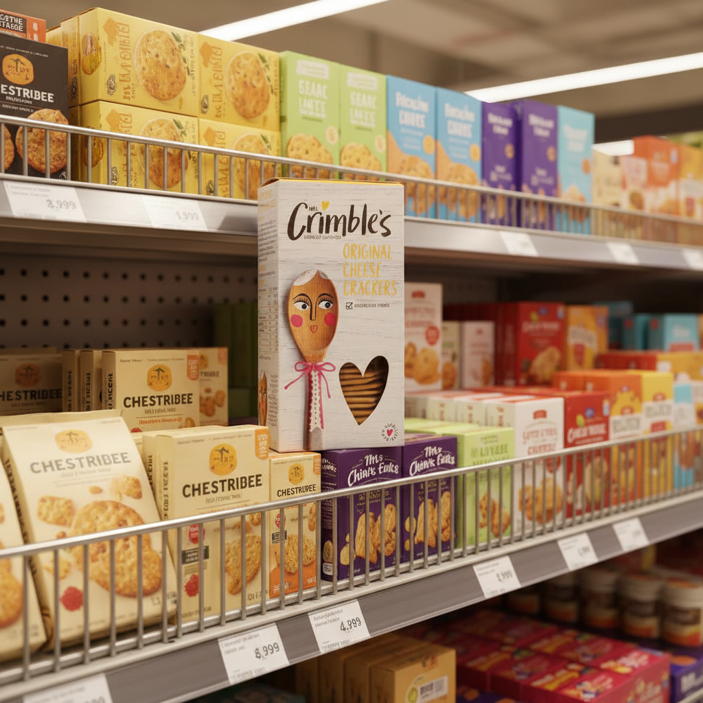 Mrs Crimbles Original Cheese Crackers - 125g