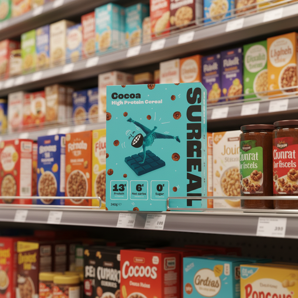 Surreal Cocoa flavoured High protein cereal - 240g