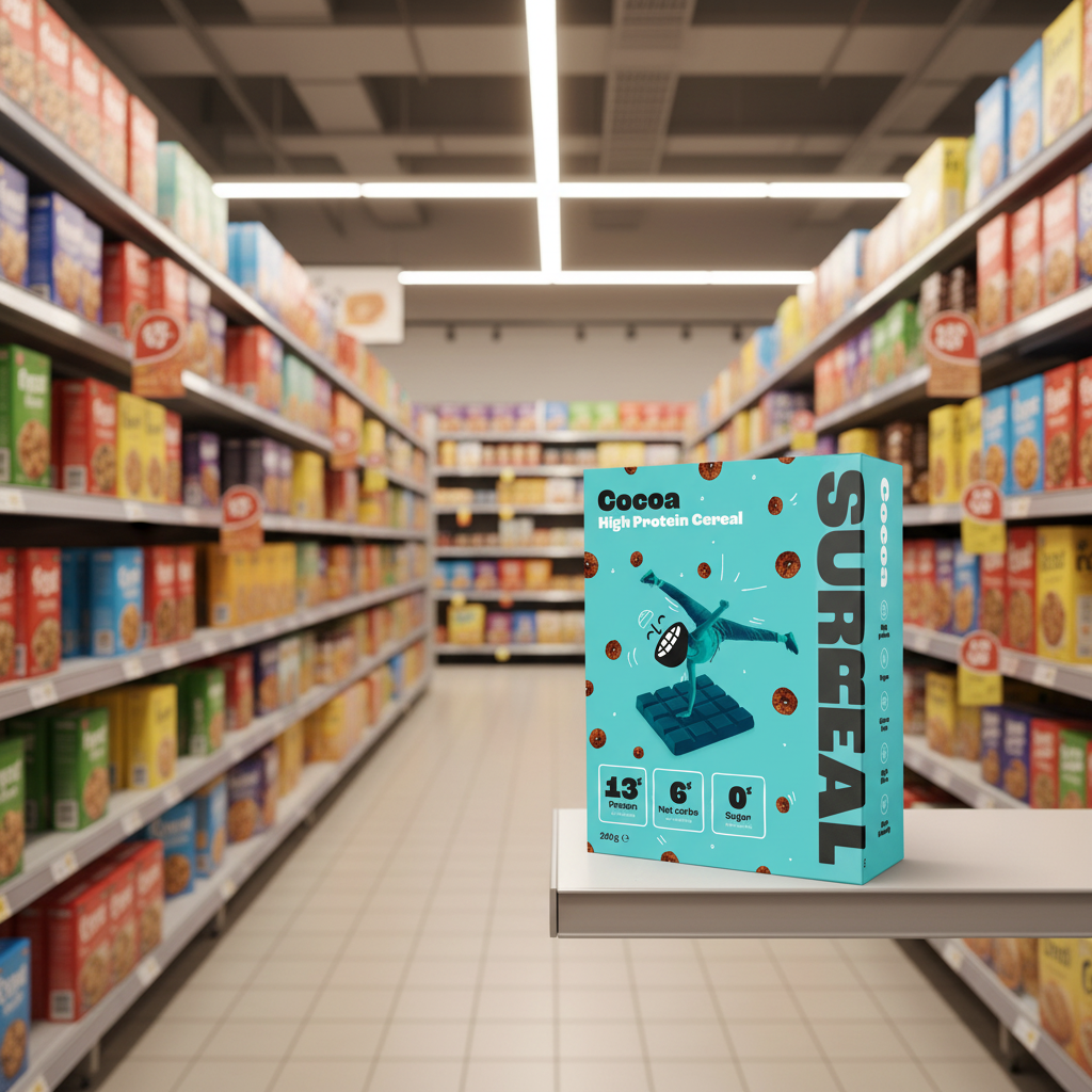 Surreal Cocoa flavoured High protein cereal - 240g