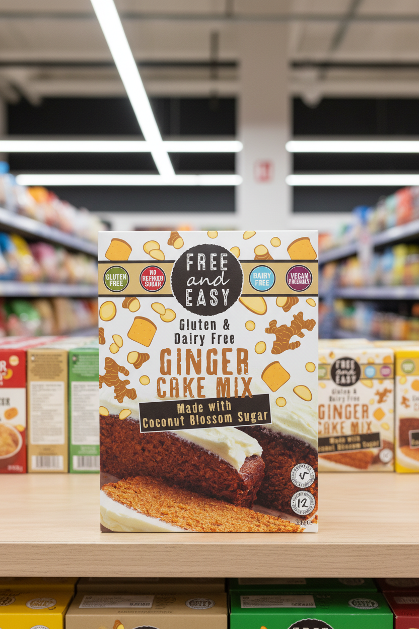 Free & Easy Ginger Cake Mix - 350g