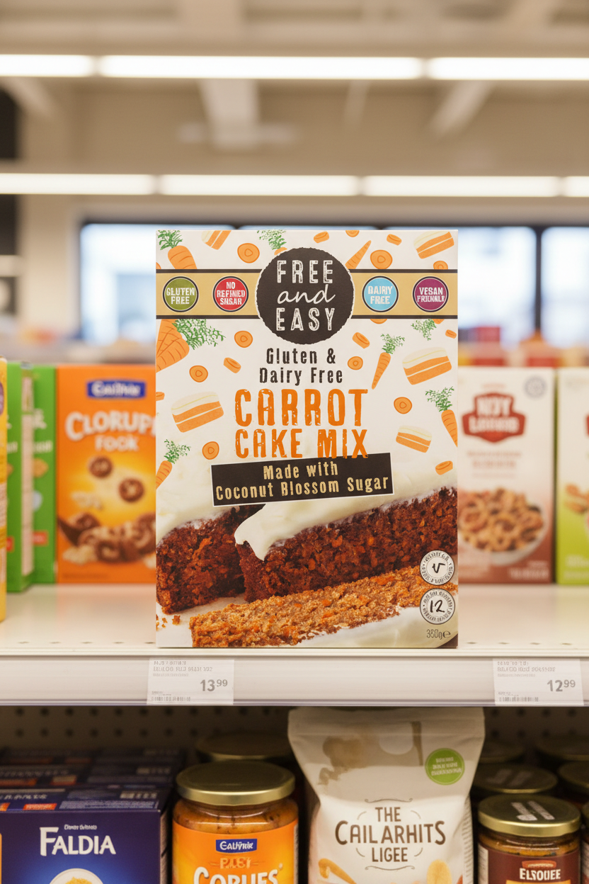 Free & Easy Carrot Cake Mix - 350g
