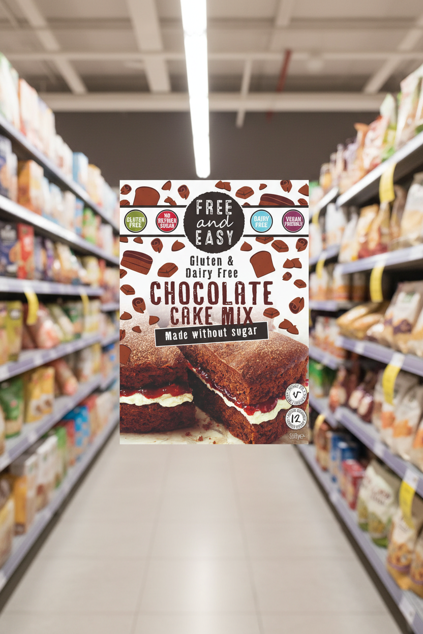Free & Easy Chocolate Cake Mix - 350g