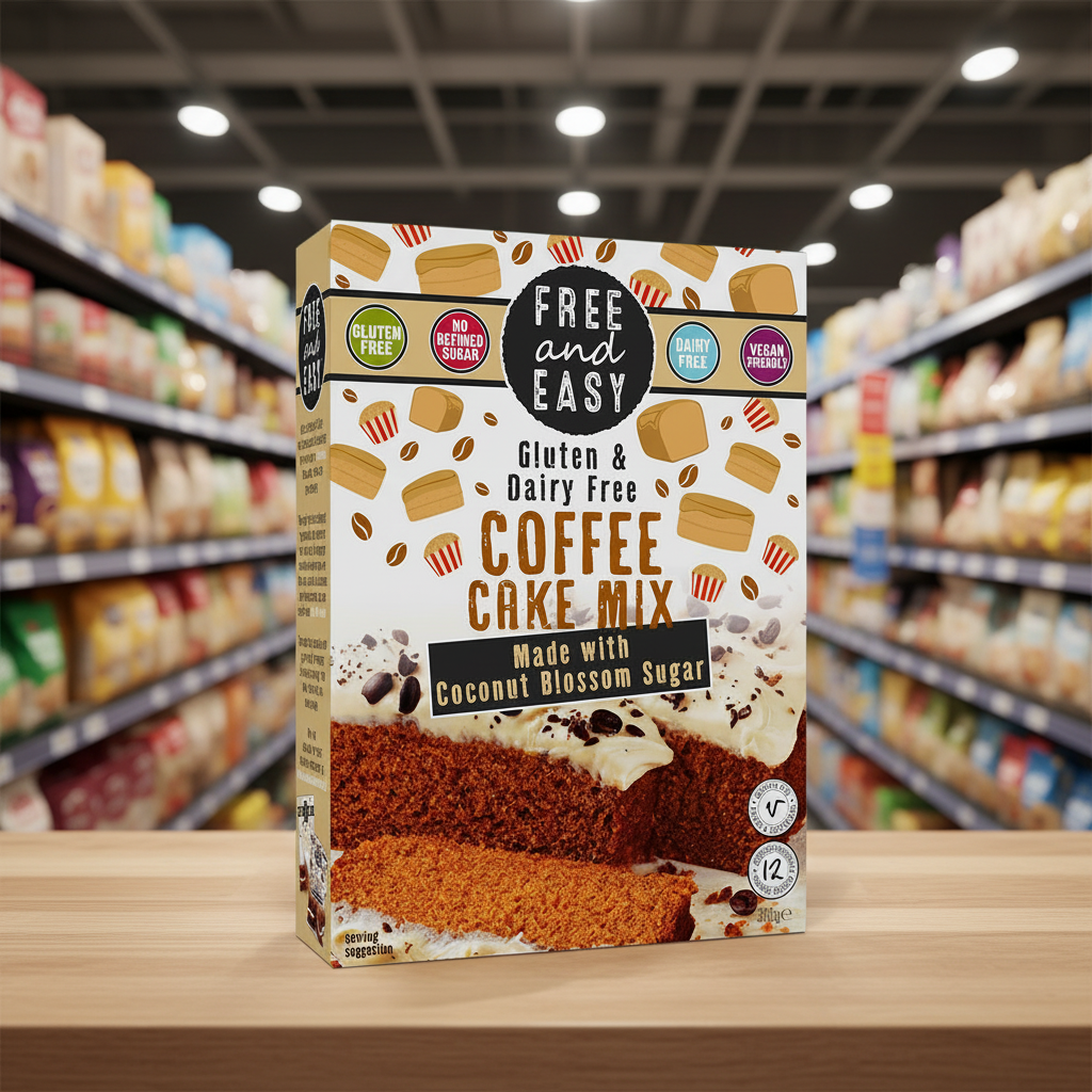 Free & Easy Coffee Cake Mix - 350g