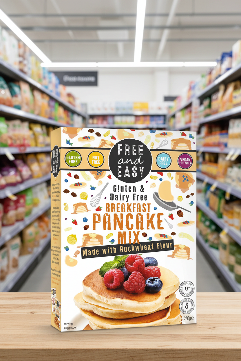 Free & Easy Breakfast Pancake Mix - 230g