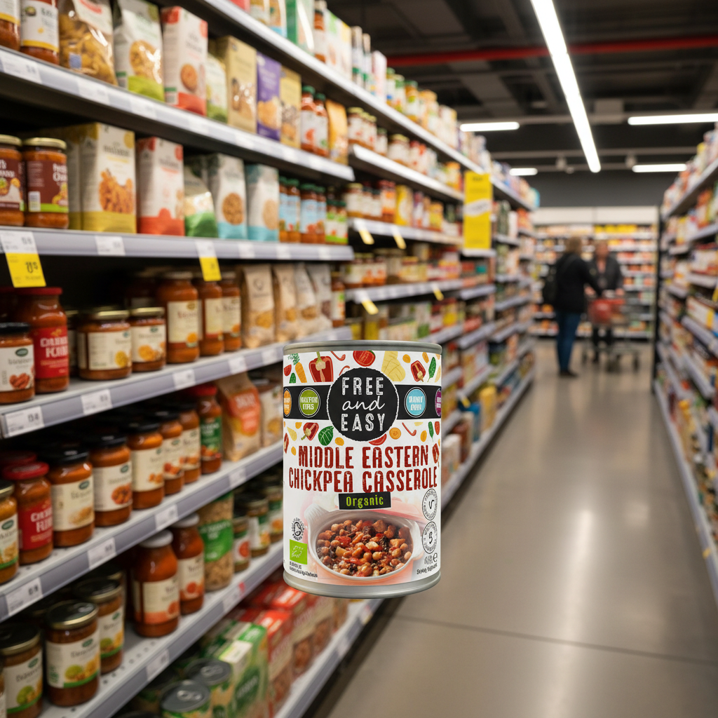 Free & Easy Org Middle Eastern Chickpea Casserole - 400g