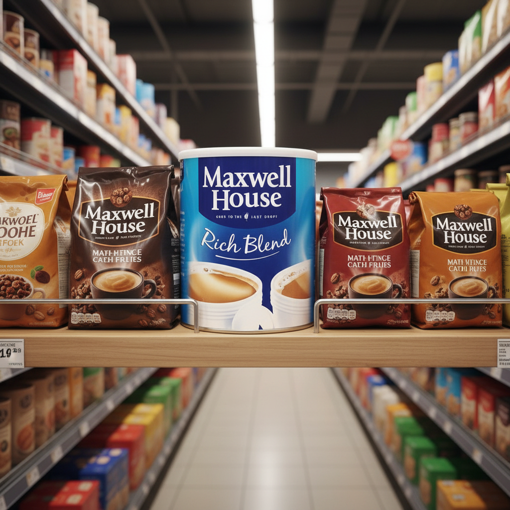 Maxwell House Rich Instant Coffee Tin 750G
