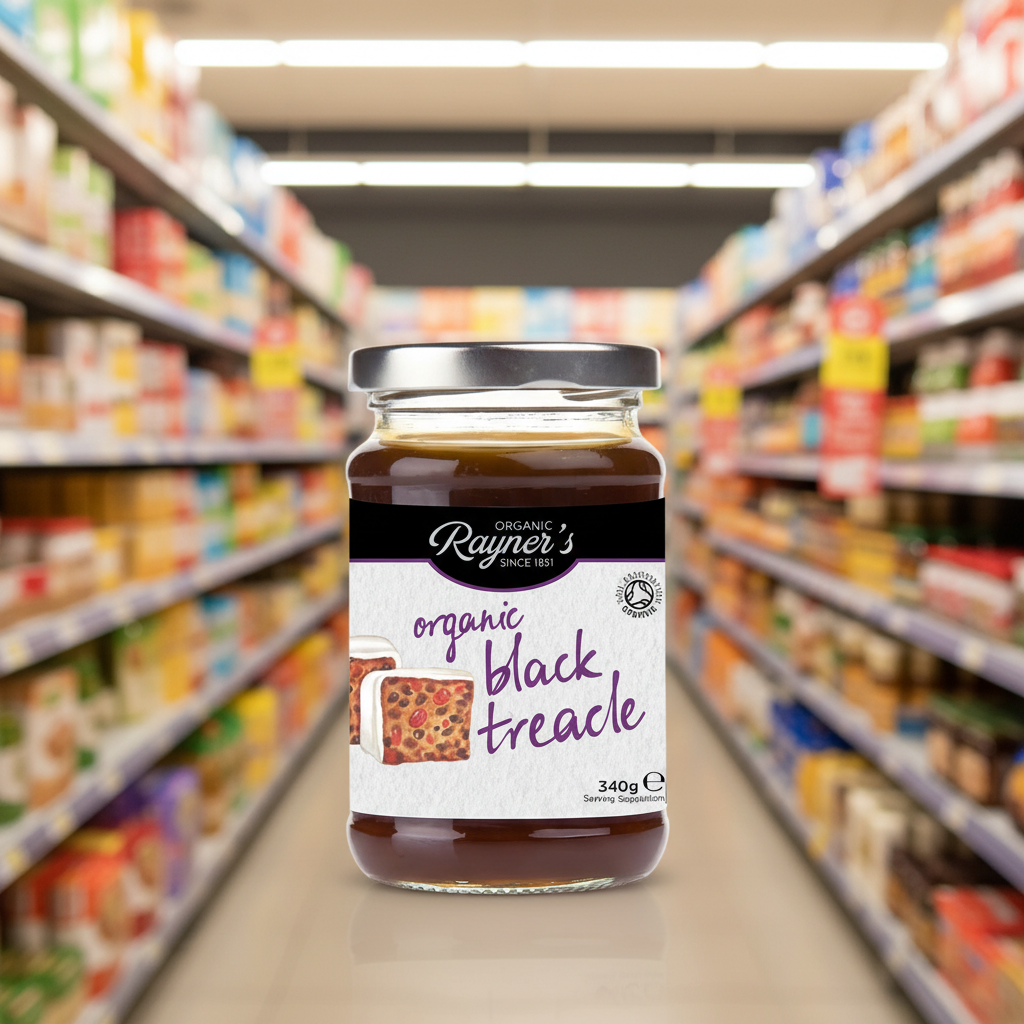 Rayner's Organic Black Treacle Molasses - 340g