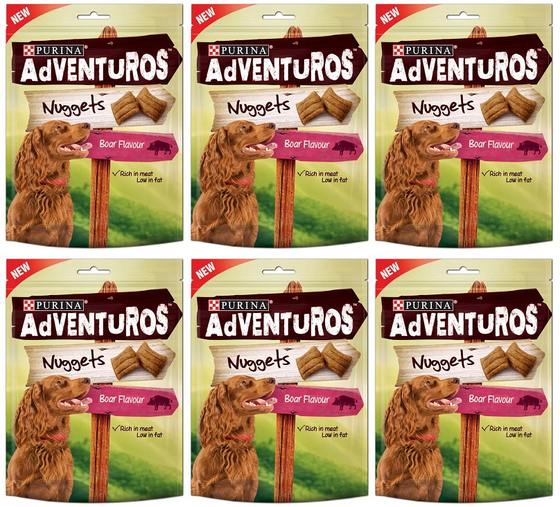 6 x Adventuros Nuggets Boar Wild Flavour 90G
