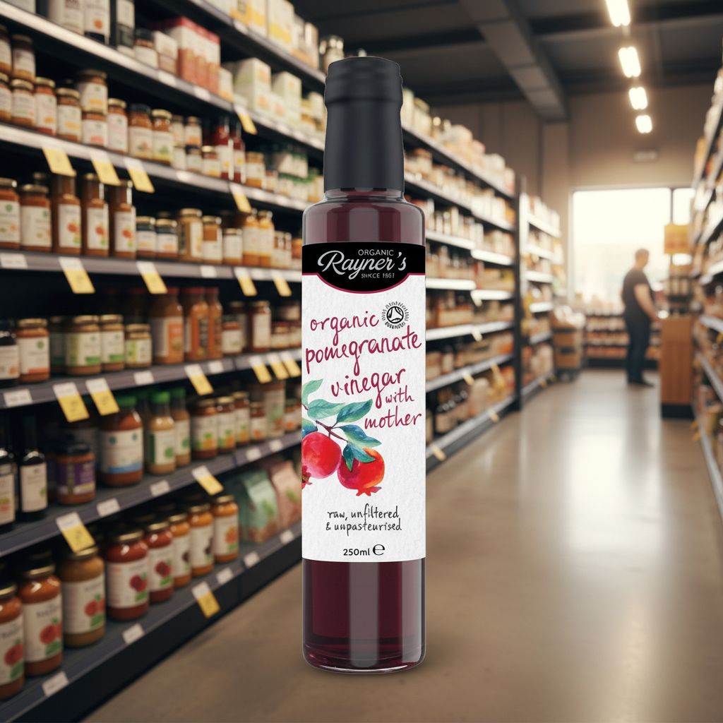 Rayner's Org Raw Pomegranate Vinegar with Mother - 250ml