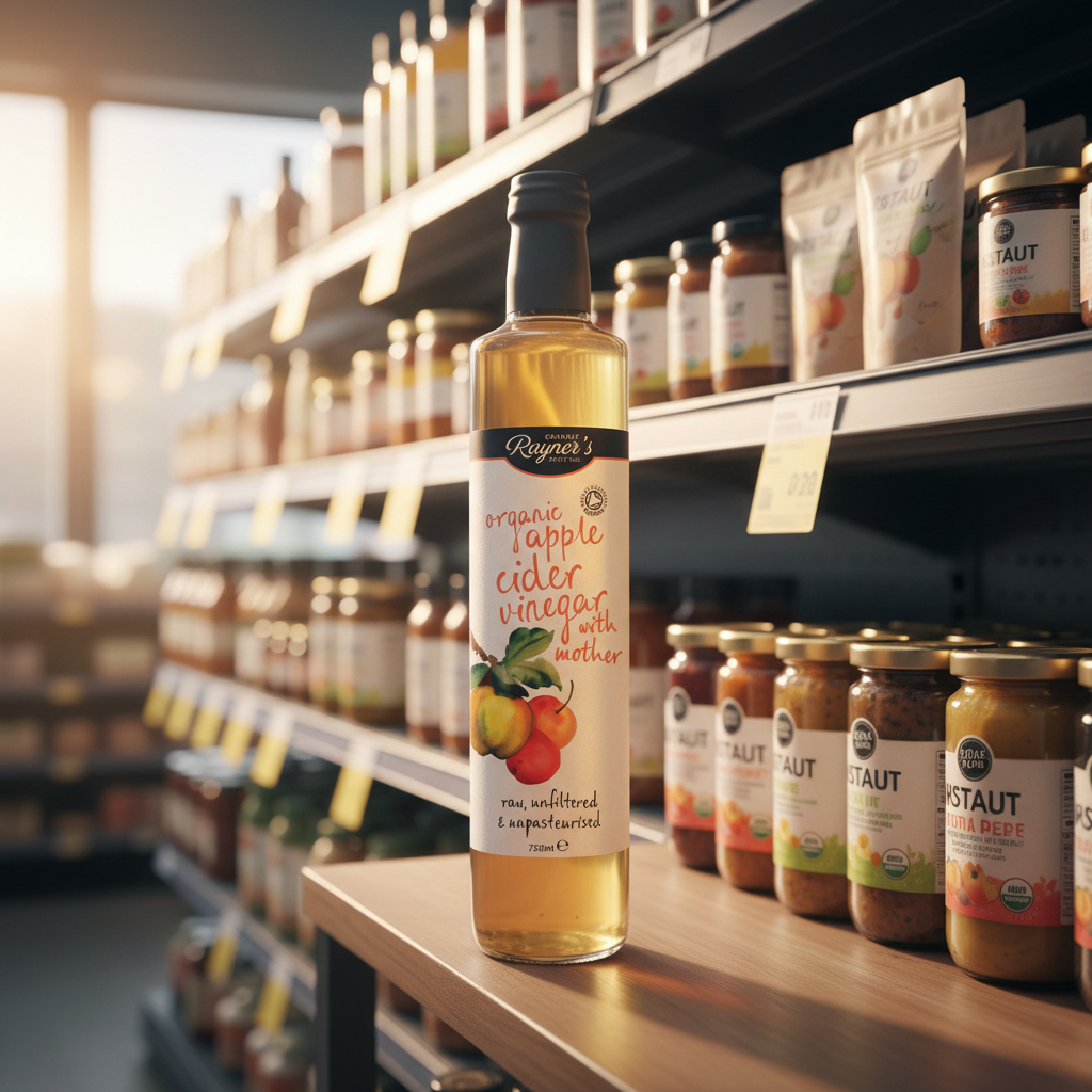 Rayner's Org Raw Apple Cider Vinegar with Mother - 750ml