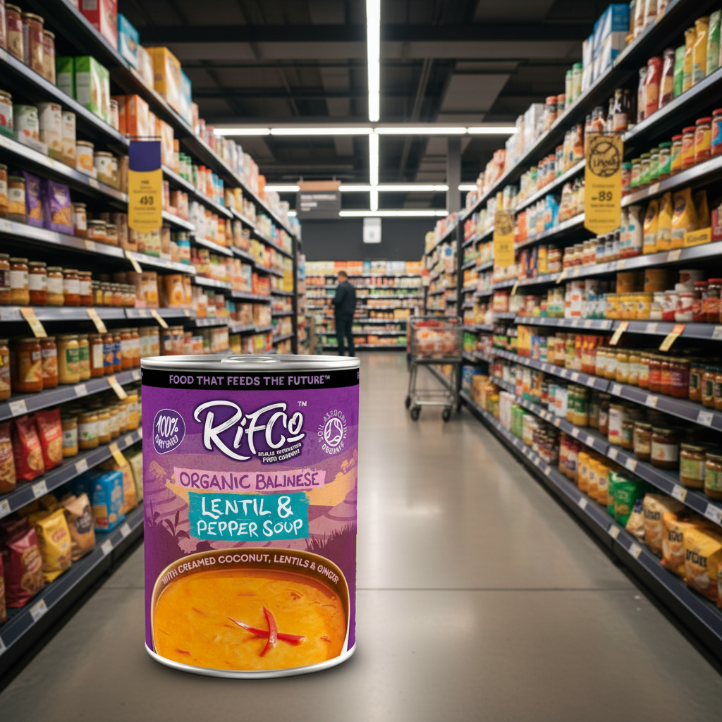 RIFCo Organic Balinese Lentil & Pepper Soup - 400g