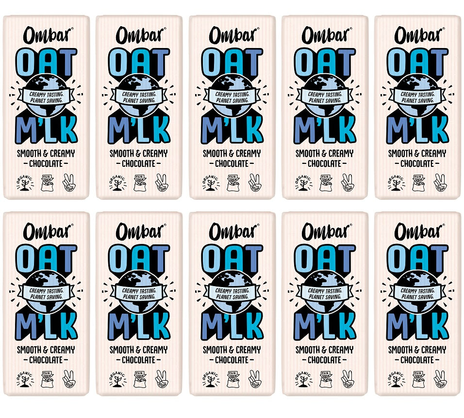10 x Ombar Oat M'lk Smooth & Creamy - 70g