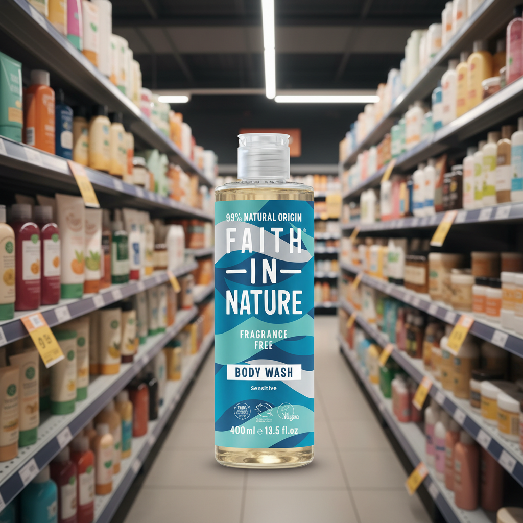 Faith In Nature Fragrance Free Body Wash - 400ml