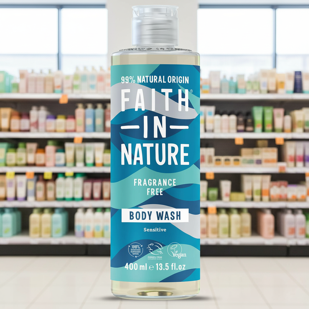 Faith In Nature Fragrance Free Body Wash - 400ml