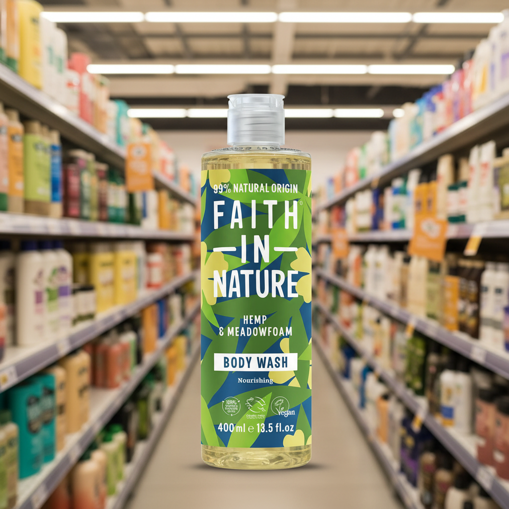 Faith In Nature Hemp & Meadowfoam Body Wash - 400ml