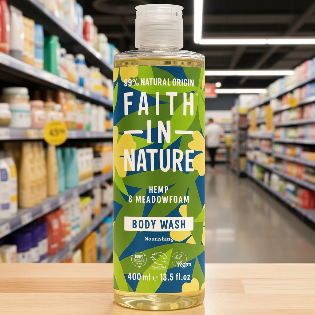 Faith In Nature Hemp & Meadowfoam Body Wash - 400ml